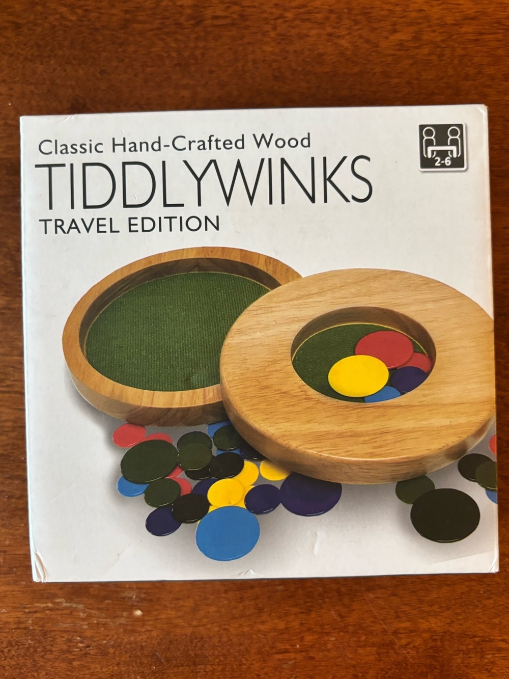 Wooden Tiddlywinks Travel Edition by Intex Entertainment